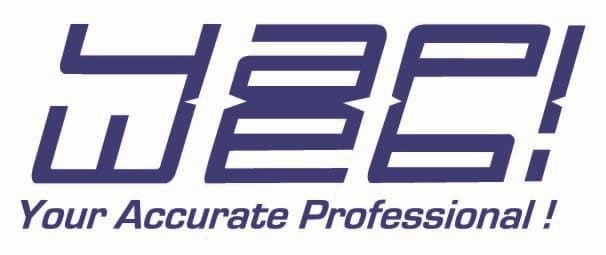 Ein blauer Schriftzug, kursiv auf weissem Hintergrund - Yapi Web Logo
